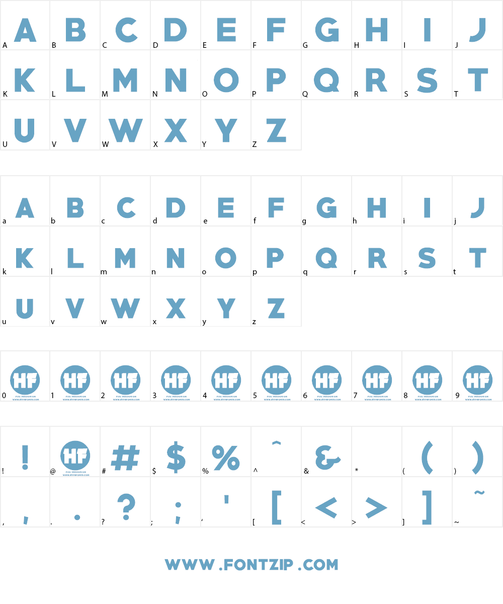 PRIMETIME Font Character